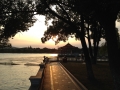 Lake outside the hotel (venue)